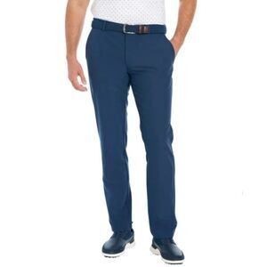 Greg Norman ML75 Men's 32x29 Luxe Performance Stretch Pants Flex Waistband Blue